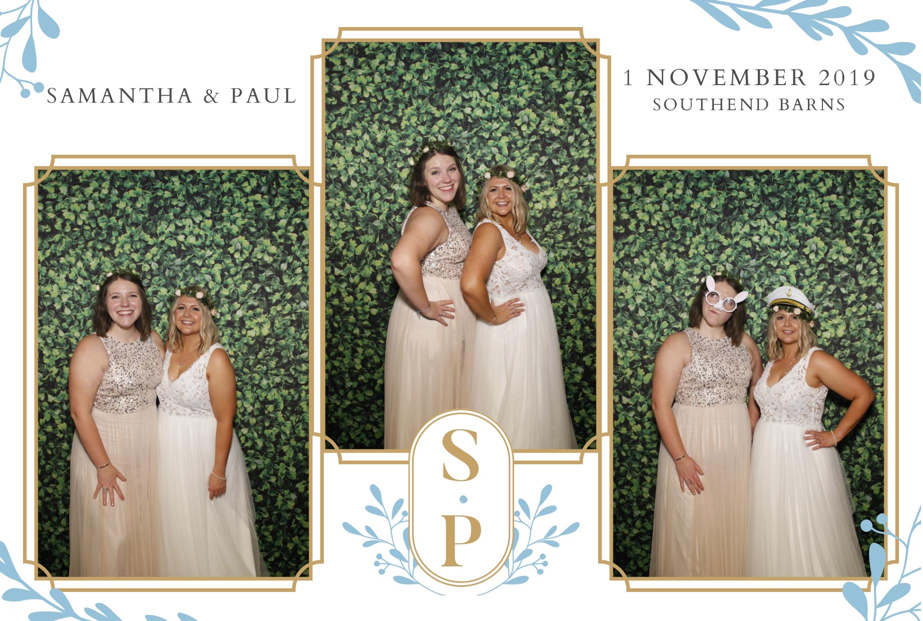 Paul and Samantha's Wedding | View more photos from the event at gallery.myphotoboothexperience.co.uk/u/MyPhotoBoothExperienceLtd/Paul-and-Samanthas-Wedding